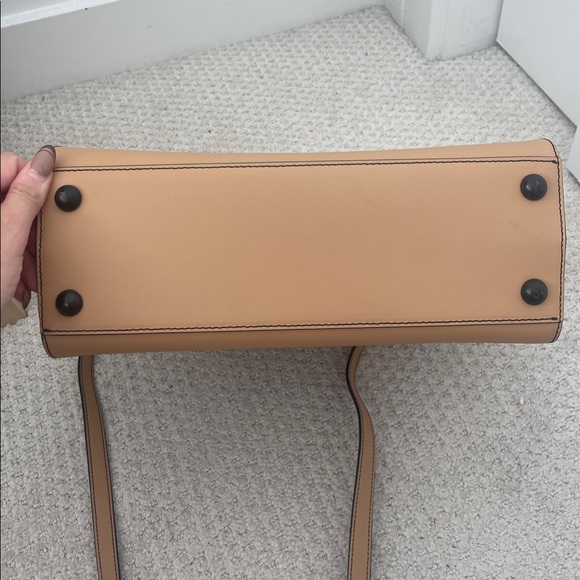 ZAC Zac Posen Earths Colorblock Leather Tote Camel - Picture 7 of 8